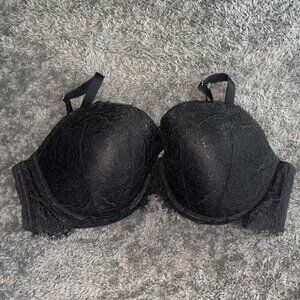 Black Lace Victoria Secret Bra 36DDD